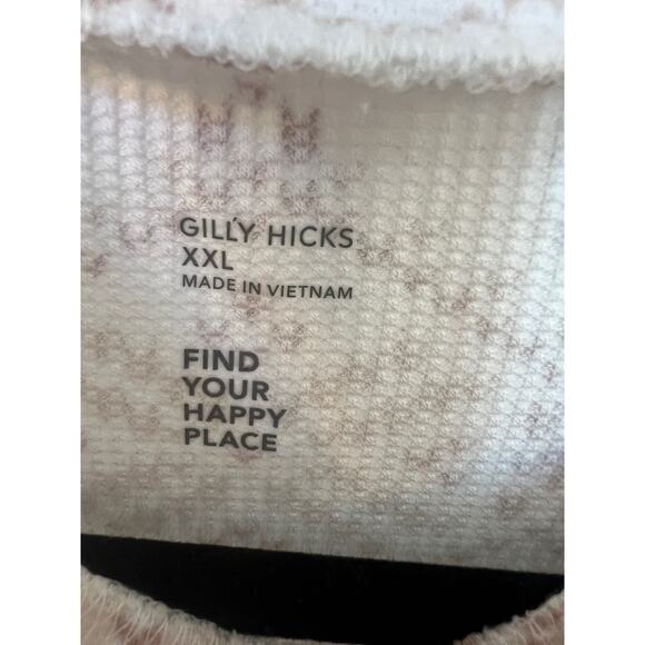 Gilly Hicks XXL Long Sleeve Fair‎ Isle Thermal Cropped Top - Picture 5 of 11